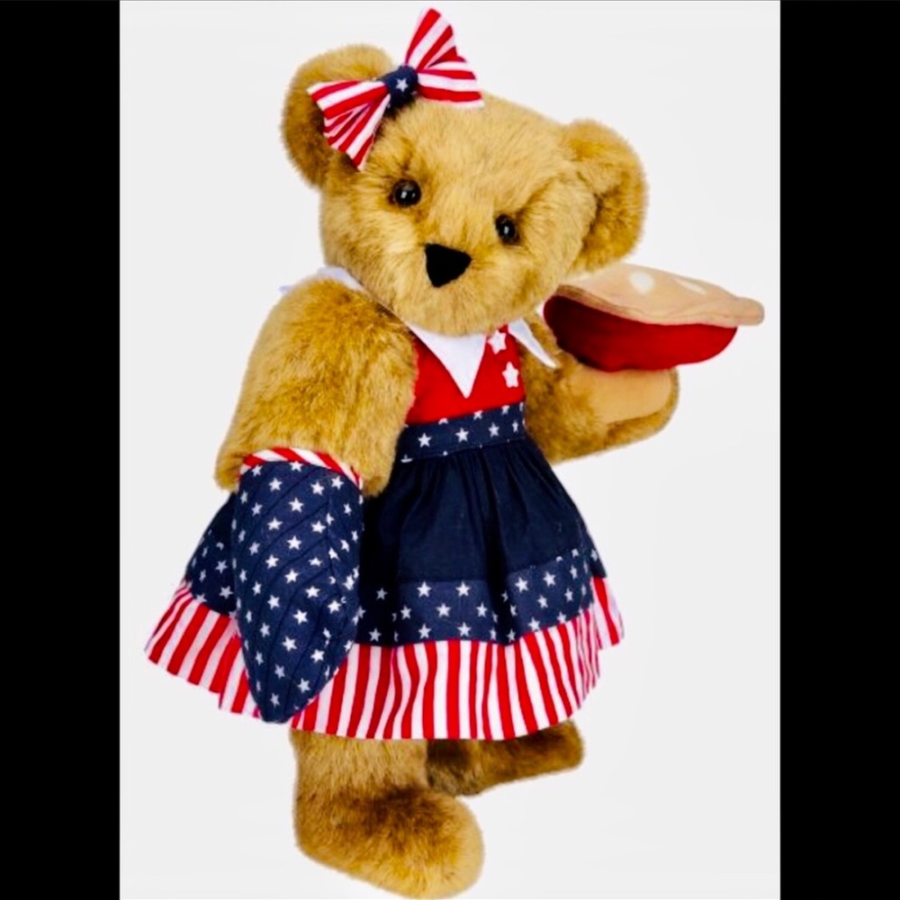 VERMONT TEDDY BEAR American Woman NWT